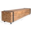 Dingle TV Stand 110x30x32.5 cm Solid Teak Wood