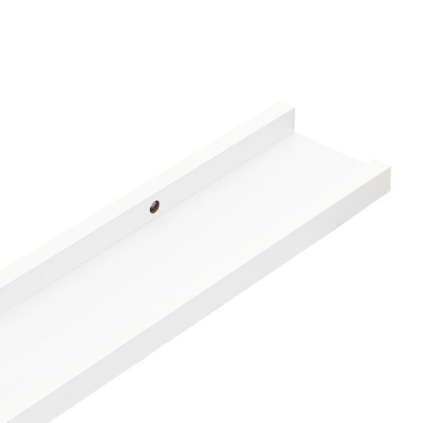 Wall Shelves 2 pcs – 115x9x3 cm, White
