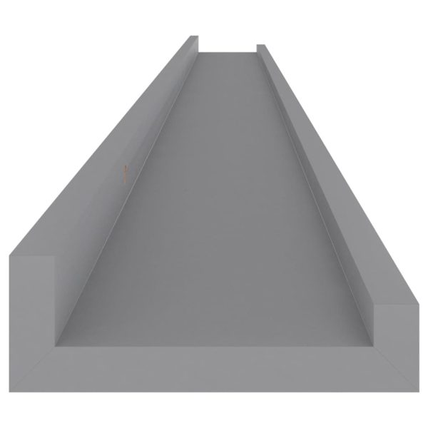 Wall Shelves 2 pcs – 115x9x3 cm, Grey