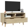 Dunstable TV Cabinet 90x40x48.5 cm Engineered Wood – Sonoma oak