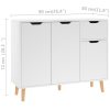 Sideboard 90x30x72 cm Engineered Wood – White