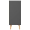 Sideboard 90x30x72 cm Engineered Wood – Grey
