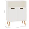 Sideboard 60x30x72 cm Engineered Wood – High Gloss White