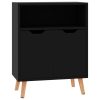 Sideboard 60x30x72 cm Engineered Wood – High Gloss Black