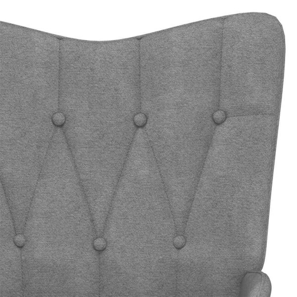 Relaxing Chair Fabric – Dark Grey, Without Footrest