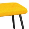 Relaxing Chair Fabric – Mustard Yellow, With Footrest