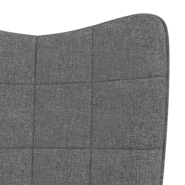 Rocking Chair Fabric – Dark Grey, Without Footrest