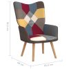Relaxing Chair Patchwork Fabric – Without Footrest