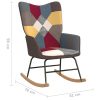 Rocking Chair Patchwork Fabric – Without Footrest