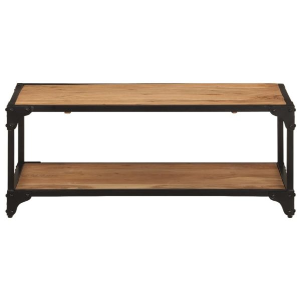 Coffee Table 90x45x35 cm Solid Wood