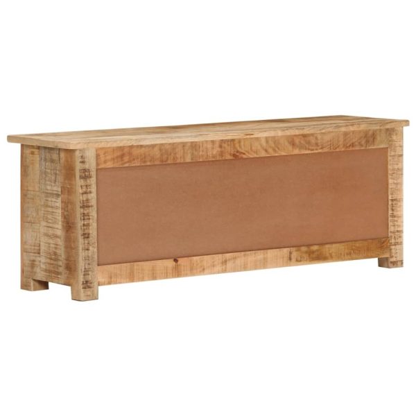 Hueytown TV Cabinet 110x30x40 cm Rough Mango Wood