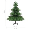 Nordmann Fir Artificial Christmas Tree Green – 120×96 cm