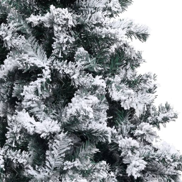 Artificial Christmas Tree with Flocked Snow Green PVC – 400×190 cm