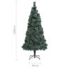 Artificial Christmas Tree with Stand Green PET – 180×95 cm