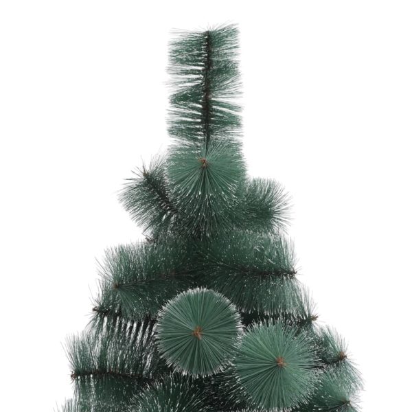 Artificial Christmas Tree with Stand Green PET – 210×105 cm