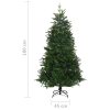 Artificial Christmas Tree Green PVC&PE – 180×110 cm, Without Flocked Snow