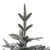 Artificial Christmas Tree Green PVC&PE – 150×90 cm, With Flocked Snow