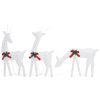 Christmas Reindeer Family 270x7x90 cm Mesh – White, 3