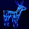 3 Piece Christmas Light Display Reindeers 229 LEDs – Blue
