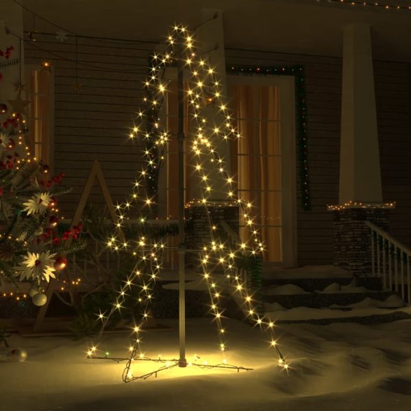 Christmas Cone Tree 160 LEDs Indoor and Outdoor – 120×78 cm