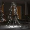 Christmas Cone Tree 160 LEDs Indoor and Outdoor – 120×78 cm, Cold White