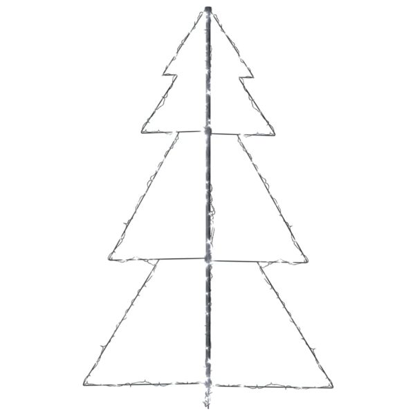 Christmas Cone Tree 160 LEDs Indoor and Outdoor – 150×98 cm, Cold White