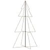 Christmas Cone Tree 160 LEDs Indoor and Outdoor – 220×120 cm, Warm White