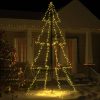 Christmas Cone Tree 160 LEDs Indoor and Outdoor – 250×143 cm, Warm White