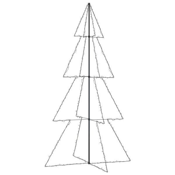 Christmas Cone Tree 160 LEDs Indoor and Outdoor – 250×143 cm, Warm White