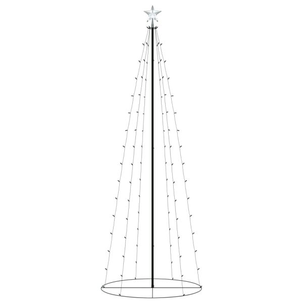 Christmas Cone Tree LEDs Decoration – 180×70 cm, Warm White
