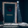 Christmas Cone Tree LEDs Decoration – 180×70 cm, Cold White