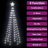 Christmas Cone Tree LEDs Decoration – 180×70 cm, Cold White