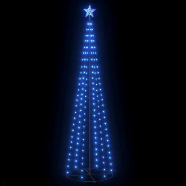 Christmas Cone Tree LEDs Decoration – 240×70 cm, Blue