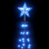 Christmas Cone Tree LEDs Decoration – 240×70 cm, Blue