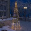 Christmas Cone Tree LEDs Decoration – 300×100 cm, Warm White