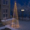 Christmas Cone Tree LEDs Decoration – 360×100 cm, Warm White