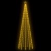 Christmas Cone Tree LEDs Decoration – 500×160 cm, Warm White