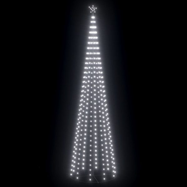 Christmas Cone Tree LEDs Decoration – 500×160 cm, Cold White