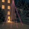 LED Christmas Waterfall Tree Lights Indoor Outdoor LEDs – 8.3 m, MULTICOLOUR