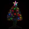 Artificial Christmas Tree with Stand/LED Fibre Optic – 64 cm