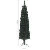 Artificial Slim Christmas Tree with Stand Fibre Optic – 150×43 cm