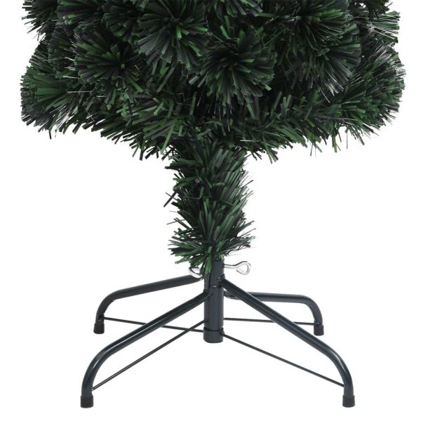 Artificial Slim Christmas Tree with Stand Fibre Optic – 180×48 cm