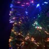 Artificial Slim Christmas Tree with Stand Fibre Optic – 240×61 cm