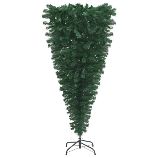Upside-down Artificial Christmas Tree with Stand – 150×80 cm, Green