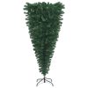 Upside-down Artificial Christmas Tree with Stand – 180×90 cm, Green