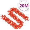 Christmas Garland with LED Lights – 20 M, Red