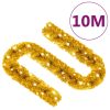 Christmas Garland with LED Lights – 10 M, Gold