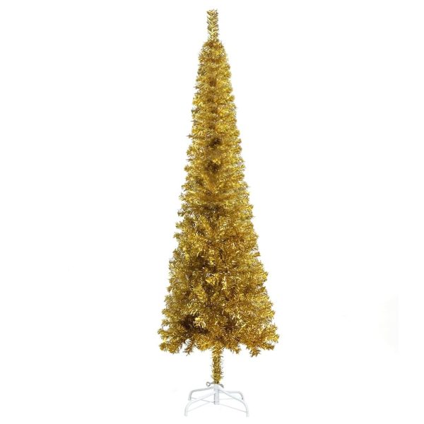 Slim Christmas Tree – 120×38 cm, Gold