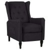 Reclining Chair Fabric – Black