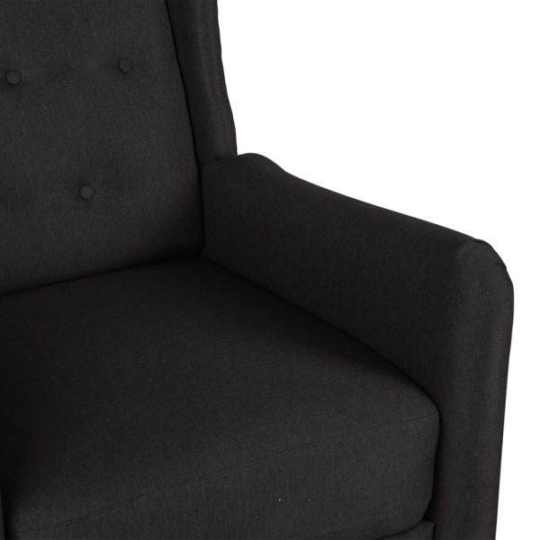 Reclining Chair Fabric – Black